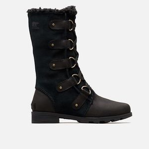 Sorel Emilie lace boots size 7.5 black